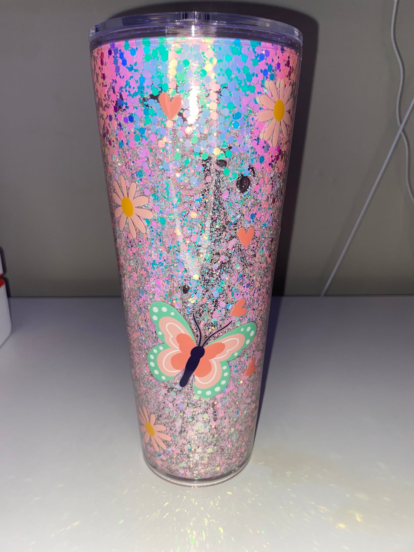 24 oz Butterfly, Flower- Slow Flow