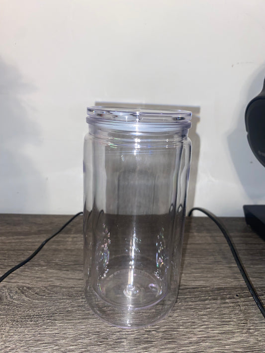 16 oz snowglobe tumbler